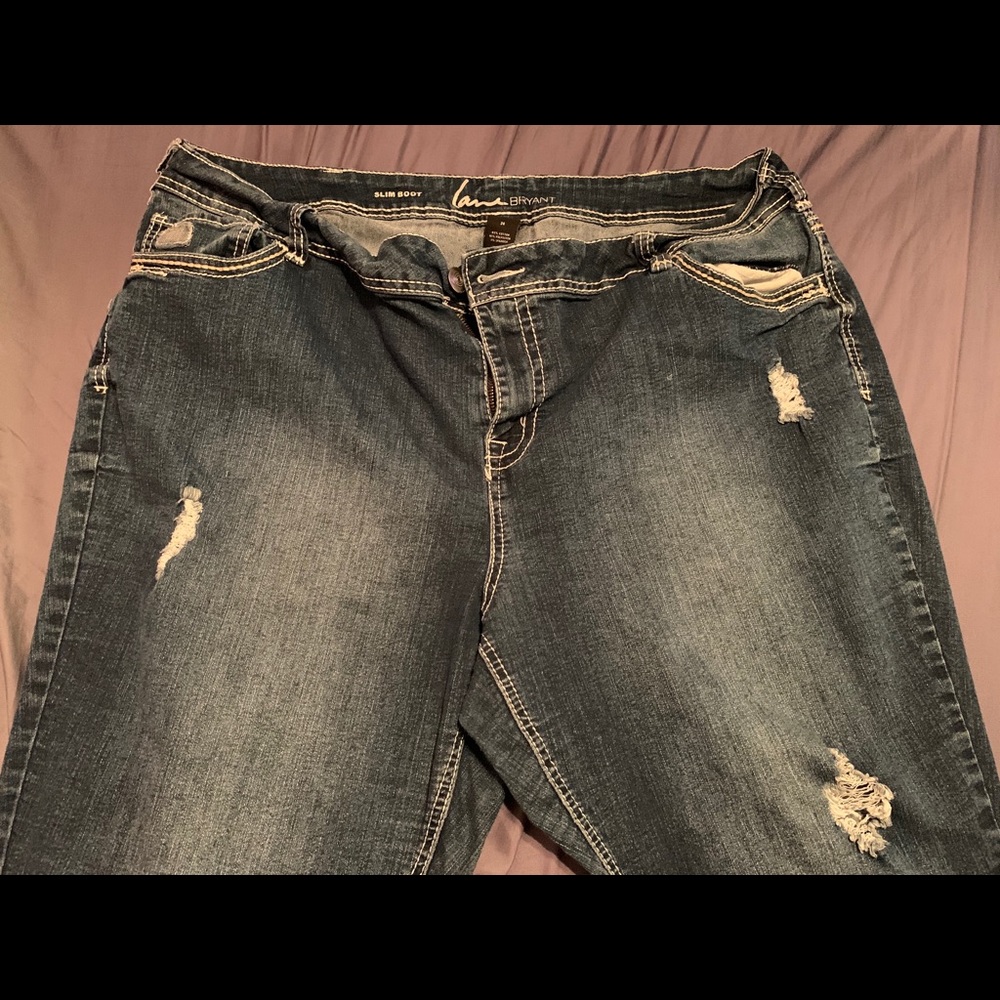 Lane Bryant slim boot jean size 24